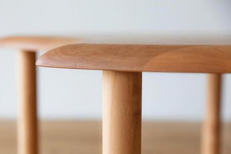 【開梱設置】高野木工 NIKA ニカ ムーンデスク【10年保証】