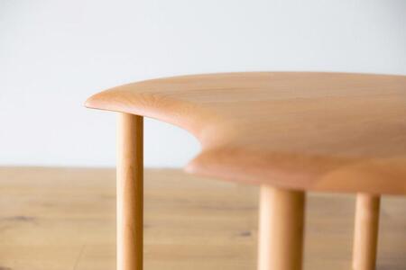 【開梱設置】高野木工 NIKA ニカ ムーンデスク【10年保証】