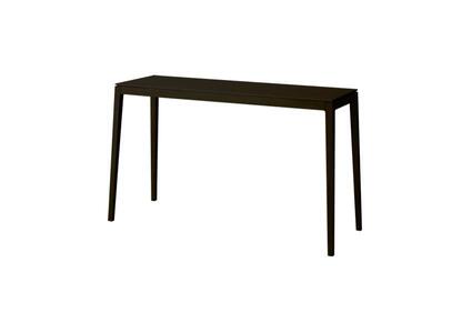 【開梱設置】高野木工 モル 120×40コンソールテーブル ホワイトオーク／黒塗装【10年保証】