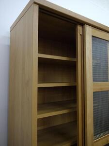 80 カップボード ハッピー 全ガラス＜BR色＞