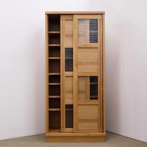 80 カップボード ハッピー Aタイプ＜BR色＞