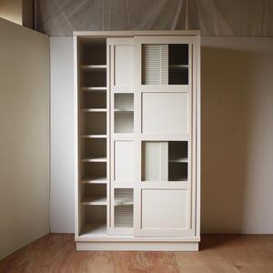 100 カップボード ハッピー Aタイプ<WH色>