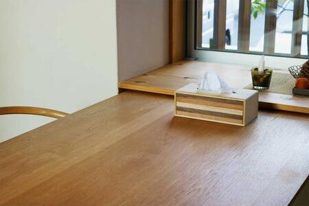 桐のティッシュケース(縞)2個セット