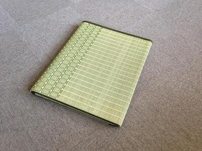 国産い草ラグ DX桃山 スベリ止め加工 グリーン 200×250