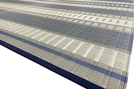 国産い草 掛川織ラグ 清流 ブルー 191×250