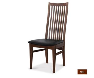 ダイニングチェア WN 完成品 ハイバックチェア チェア ウォールナット 免疫家具 国産 家具 大川