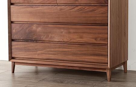 大川家具 レフライン 90cm リビングチェスト 収納タンス 天然木ウォールナット 野中木工所