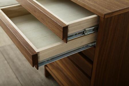 大川家具 レフライン 50cm サイドチェスト 収納タンス 天然木 ウォールナット 野中木工所