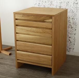 大川家具 レフライン 50cm サイドチェスト 収納タンス 天然木 オーク(ナラ) 野中木工所