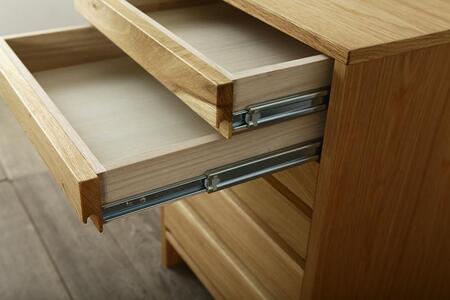 大川家具 レフライン 50cm サイドチェスト 収納タンス 天然木 オーク(ナラ) 野中木工所