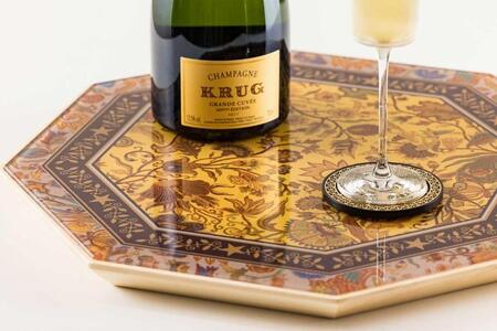 水戸岡鋭治デザイン ガラスプレート400