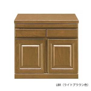 60幅 家具調仏壇 ロータイプ 日本製 仏具 開き戸 カウンター付き 60センチ【LBR（ライトブラウン色）】