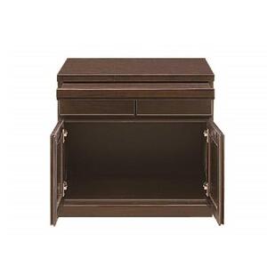 60幅 家具調仏壇 ロータイプ 日本製 仏具 開き戸 カウンター付き 60センチ【BR(ブラウン色)】