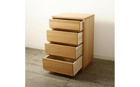 大川家具 ティレ 50cmリビングチェスト 台輪 天然木オーク(ナラ)