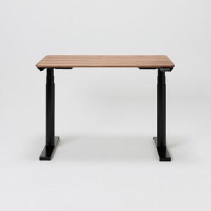 【トレーセット】サイズオーダー可 電動昇降 学習机 プレディデスク ウォールナット