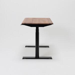 【トレーセット】サイズオーダー可 電動昇降 学習机 プレディデスク ウォールナット