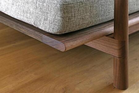 【開梱設置】高野木工 モレーンシェーズロング ホワイトオーク 生地:CHART3 アッシュグレー【10年保証】