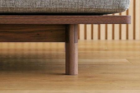 【開梱設置】高野木工 モレーンシェーズロング ホワイトオーク 生地:CHART3 アッシュグレー【10年保証】