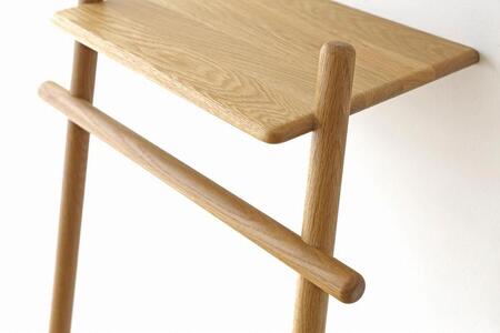 【開梱設置】高野木工 ELISTA エリスタ ハンガーラック ホワイトオーク【10年保証】