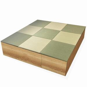 【高さ40cm ナチュラル畳ユニット】180cm×180cm（畳選べる）畳ユニット 小上がり 畳 収納 リビング ユニット 高床式