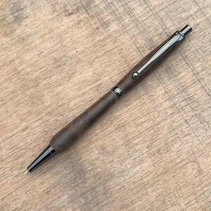 2Pice 木軸シャープペンシル(ウォールナット上杢・ブラック金具)MUKU屋