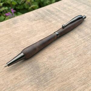 2Pice 木軸シャープペンシル(ウォールナット上杢・ブラック金具)MUKU屋