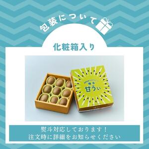 【2026年11月上旬より順次発送】博多甘うぃキウイ(あまうぃ)大玉 9玉入り 1.4kg相当 うまうまもぐもぐ