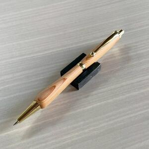 2Pice 木軸シャープペンシル0.5mm (屋久杉) ゴールド金具 MUKU屋