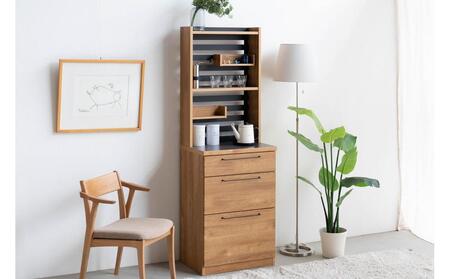 シェイド 60シェルフ 幅59.9 奥行45 高さ180 ミックスカラーでナチュラルシックなダイニングボード