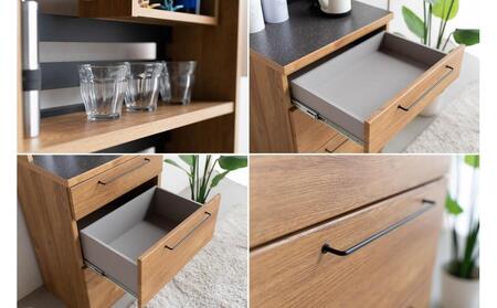 シェイド 60シェルフ 幅59.9 奥行45 高さ180 ミックスカラーでナチュラルシックなダイニングボード