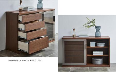 天然木リビング家具アーザ(サイドボード)100cm H96【6色】