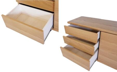 天然木リビング家具リブロ(サイドボード・リビングボード)180cm  H78【2色】