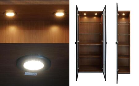 天然木リビング家具ミト(キャビネット・シェルフ)76cm ガラス戸 WN