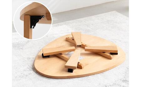 120×103×33 キャビン ローテーブル センターテーブル リビング ちゃぶ台 座卓 ホワイトオーク無垢材 大川市