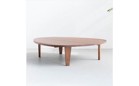 120×103×33 キャビン ローテーブル センターテーブル リビング ちゃぶ台 座卓 ウォールナット無垢材 大川市