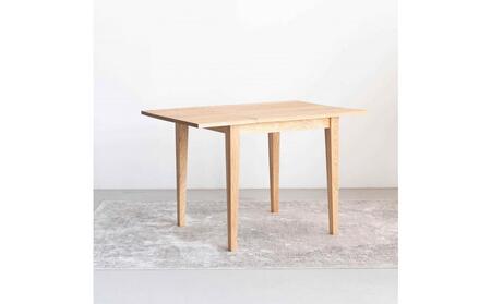 伸張テーブル コーズ オーク無垢材 伸長式