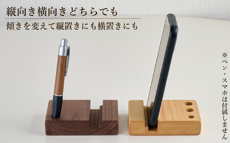 スマホスタンド ペンスタンド iPhone スマホ立て 2個セット 木製