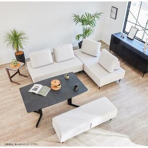 Carlo カルロ 幅160 アイランドソファ 【モーブル】【大川家具】