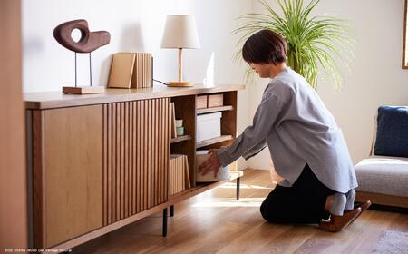 AGUERO アゲロ 160cm サイドボード ＜オークヴィンテージナチュラル＞  【モーブル】【大川家具】