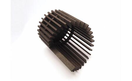 LED キャンドルホルダー 木製 レーザー加工雑貨 黒洛 インテリア雑貨 キャンドルホルダー003 2個セット