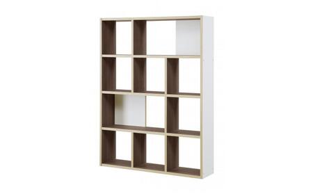 アリア ハイシェルフ120 パーテーションシェルフ ブラウン