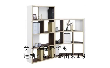 アリア ミドルシェルフ120 パーテーションシェルフ ブラウン