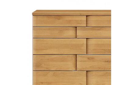 ハート 105ミドルチェスト 洋服タンス ナチュラル