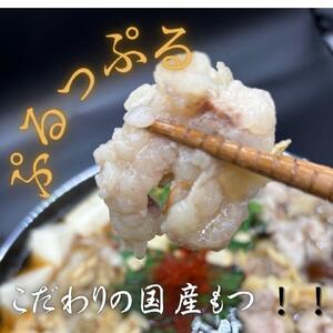 【化粧箱入り】素材にこだわりました！厳選博多牛もつ鍋セット4人前(国産牛もつ使用)