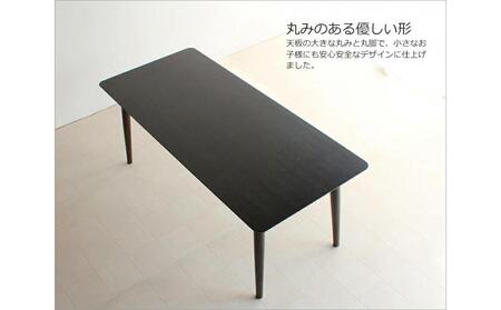 折畳みダイニングテーブル TILT ブラック 150×80 折り畳み WAプラス 大川市