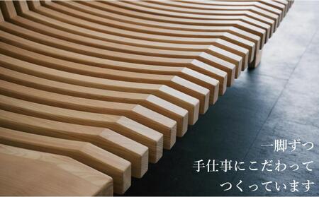 天然ヒノキの格子ベンチ 福岡県大川市製造 ダイニングベンチ 椅子