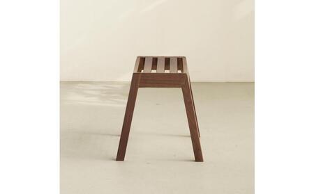 ウォルナット無垢材のスタッキングスツール ワード 積み重ね 玄関 キッズ