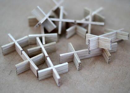 組子行燈 雅 3757/OAK