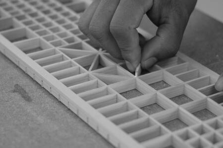 組子行燈 雅 3797/OAK