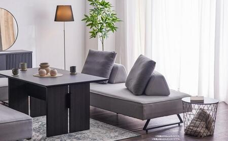 【本体取替カバー(同色)セット】 リバティ2 ソファ 180cm 3人掛け ライトグレー【モーブル】【大川家具】